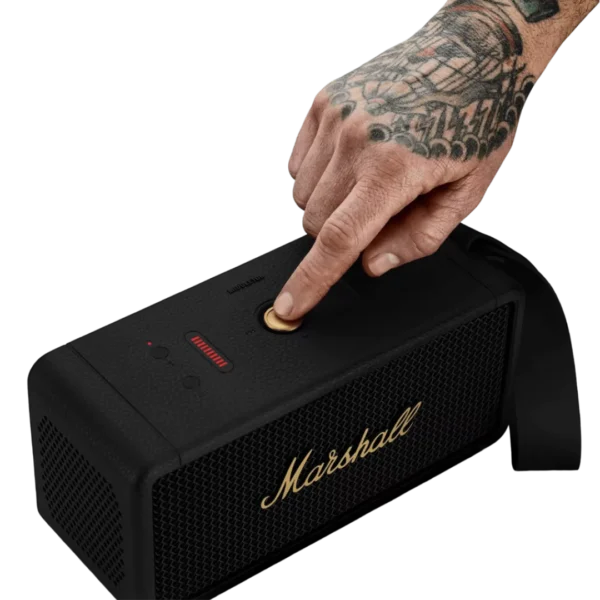 Marshall Bluetooth Speaker Black/Brass – Middleton - Image 4