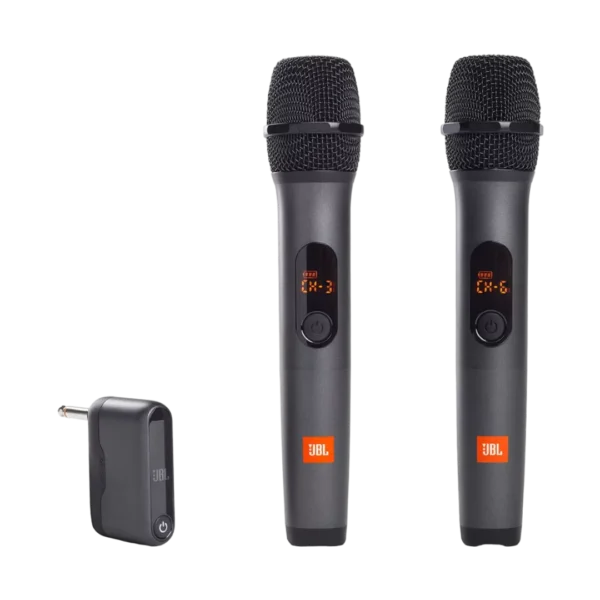 JBL Plug And Play Wireless Microphone Set Black