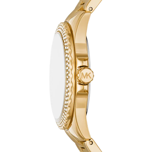 Mini Everest Pavé Gold-Tone Watch - Image 3