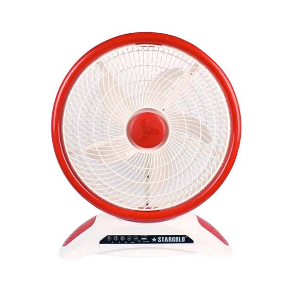 Stargold 14 Rechargeable Table Fan With Remote Control And Smd Led Light, 3 Speed 40w Copper Motor, Portable Desk Fan For Home Office Bedroom, Sg-4048 - Image 4