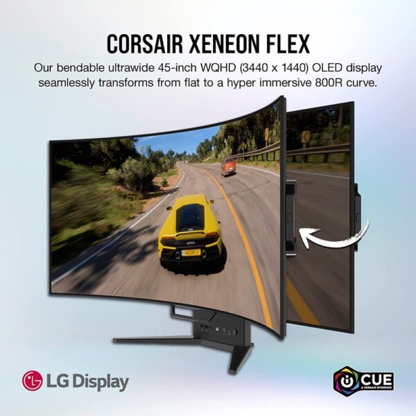 Corsair XENEON FLEX 45WQHD240 45" OLED WQHD 240Hz 0.03ms Bendable Gaming Monitor - Image 3