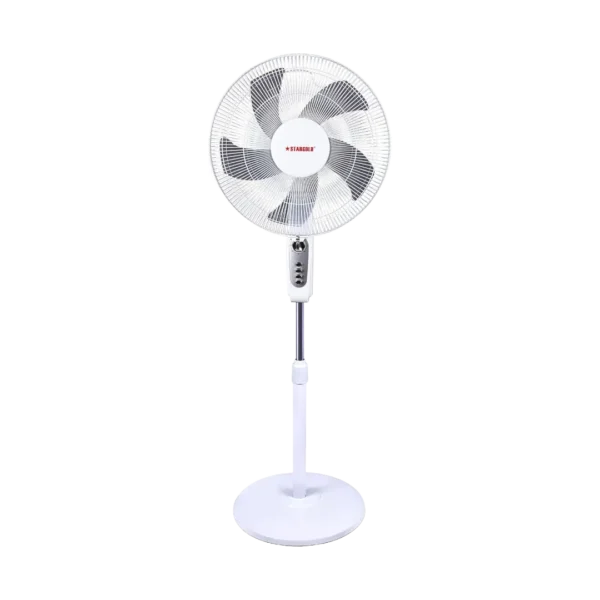 Stargold 16 Pedestal Fan Oscillating 60w Electric Stand Fan Sg-4041 White