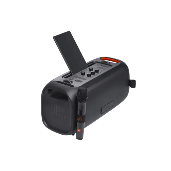 JBL Partybox On-The-Go Essential 2 Speaker With Wireless Mic Black - Image 6