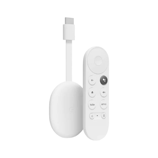 Google Chromecast with Google TV 4K HDR – Snow (International Version)