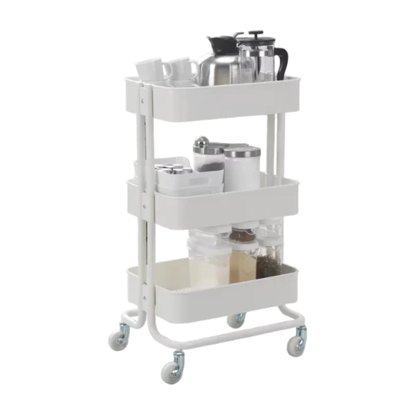 RÅSKOG Trolley, white, 35x45x78 cm - Image 2