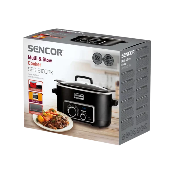 Sencor Multi & Slow Cooker SPR 6100BK - Image 2