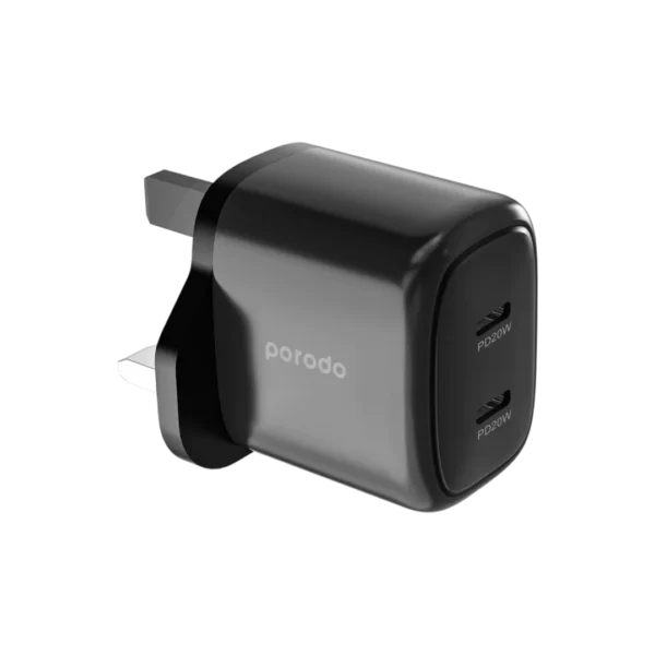 Porodo PD Wall Adaptor 40W Black - Image 3