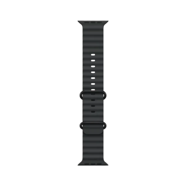 Apple Watch Ultra 2, 49mm Black Titanium Case with Black Ocean Band - Image 3