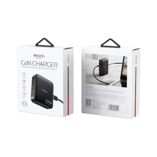 Yesido GaN Charger Black - Image 3