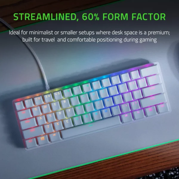 Razer Huntsman Mini Gaming Keyboard Mercury - Image 2