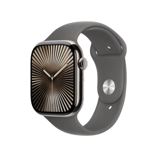 Apple Watch Series 10, 42mm Titanium Case with Sport Band – NEW - Image 4