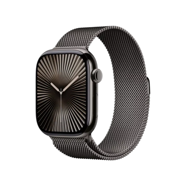 Apple Watch Series 10, 46mm Titanium Case with Milanese Loop – NEW - Image 5