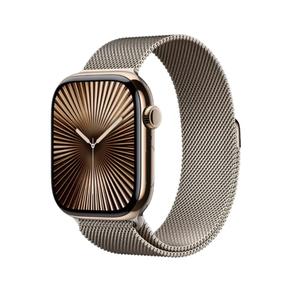 Apple Watch Series 10, 46mm Titanium Case with Milanese Loop – NEW - Image 3