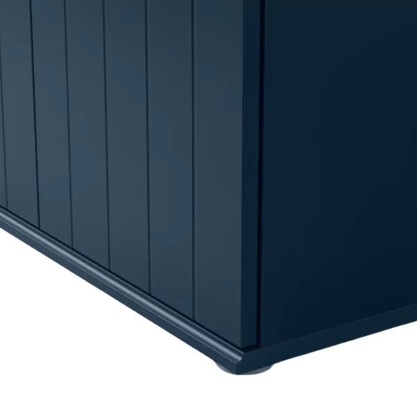 SKRUVBY-Cabinet with doors, black-blue, 70x90 cm - Image 4