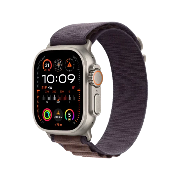 Apple Watch Ultra, 49MM Titanium Case With Alpine Loop