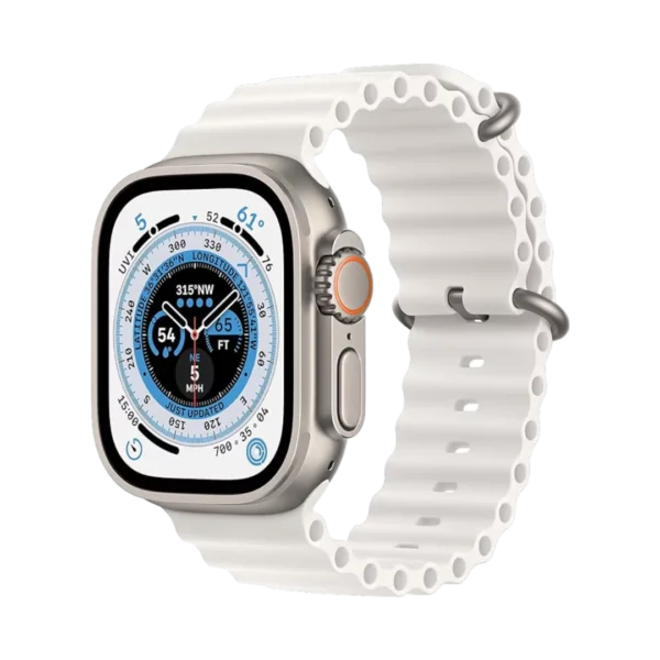 Apple Watch Ultra, 49mm Titanium Case with Ocean Band - Image 6