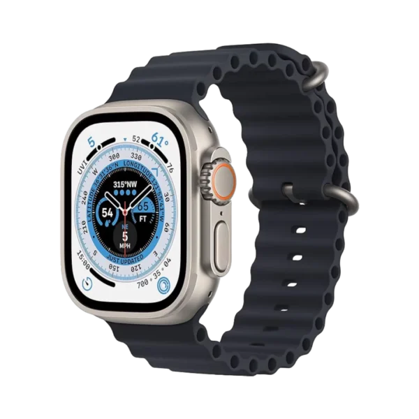 Apple Watch Ultra, 49mm Titanium Case with Ocean Band - Image 7